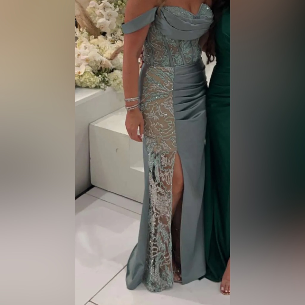 Sage Green Evening Dress
